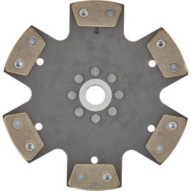 10-1/2 Inch Metallic Clutch Disc, Solid Hub, 1-5/32 Inch 26-Spline