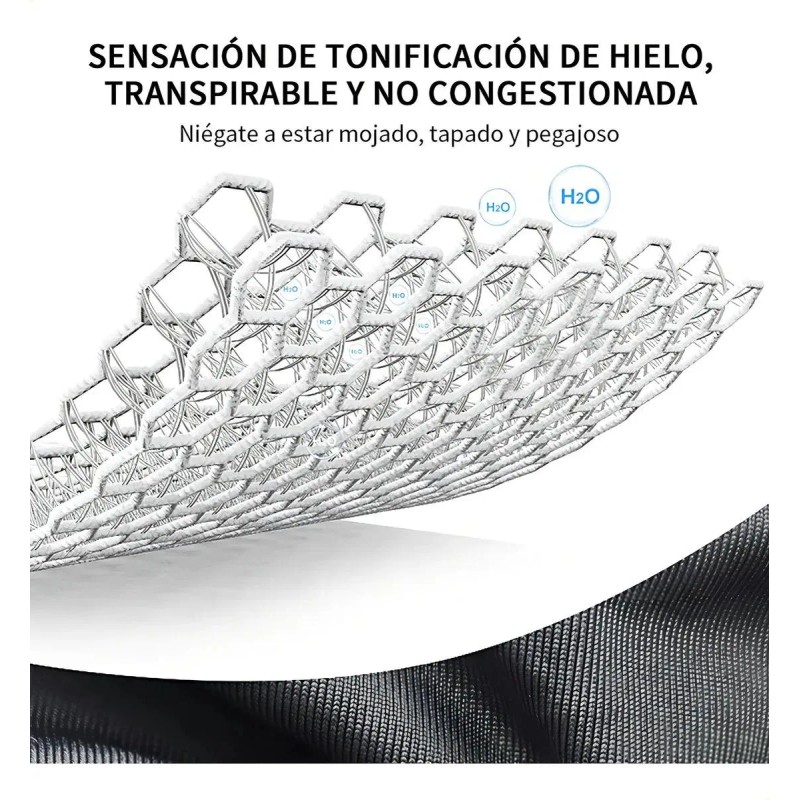 2 Pack Balaclava Negro Unisex Pasamontañas Térmico Uv+ Moto