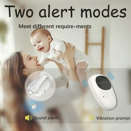 Wireless Bedwetting Alarm for Boys and Girls, Bed Wetting Pee Alarms for Older Kids, Moisture Potty Alarm USB Rechargeable, 3 Working Modes