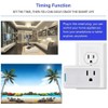 Jinvoo Zigbee Smart Plug, Wireless Mini Plug, Alexa Socket, Smart