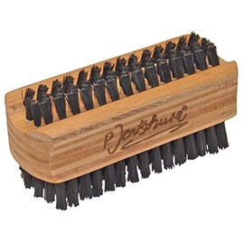 Dr. Jentschura Nail Brush, Hand & Foot Brush for Cleaning Fingernail and Toenail - 100% Natural Wood and Wild Boar Bristles on Both Sides, Nail Scrubber Tool for Men and Woman, Made in Germany