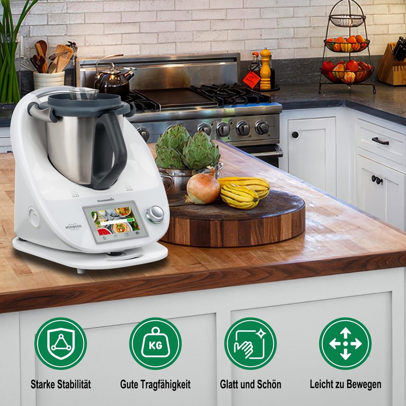 Ticanros Premium Quick Moving Board for Thermomix TM6 TM5 Acrylic