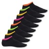 Footstar 8 Pairs of Neon Glow, Flash or Classic Mix