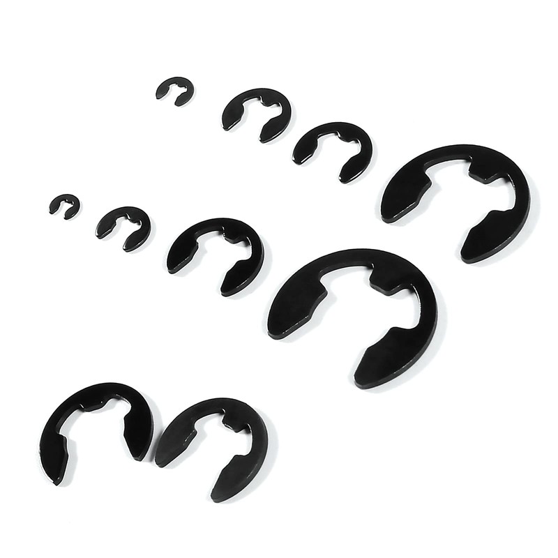 DIANN 120pcs E-Clip Assortment Kit E-Clip External Retaining Ring Assortment