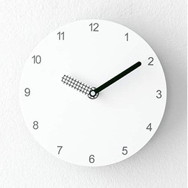 Stephanie Imports Modern Minimalist White & Black Wall Clock