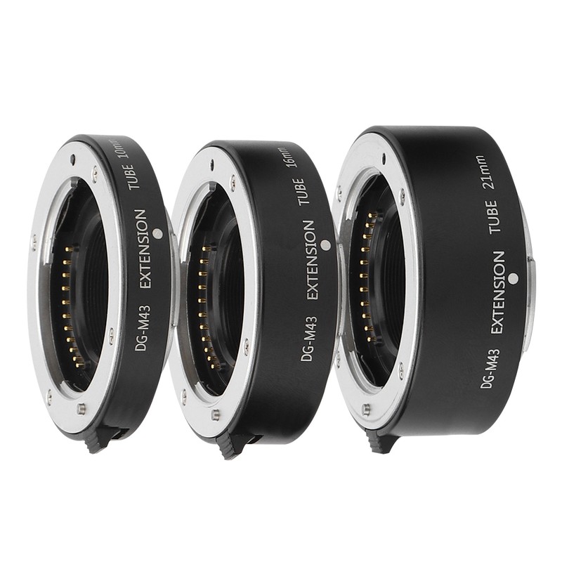 DG‑M43 10mm16mm21mm Automatic Focusing Macro Adapter Ring Fit for Olympus