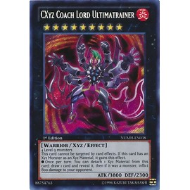 YU-GI-OH! - CXyz Coach Lord Ultimatrainer (NUMH-EN038) - Number Hunters - 1st Edition - Secret Rare