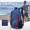 Lywencom Mochila de Senderismo, 20 litros, Ligera, Plegable, Impermeable, Ultraligera,