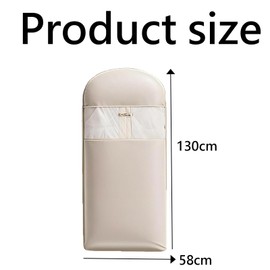 Space Saving Hanging Garment Bag with Self Compression Zipper, Efficient Closet Organizer, Clothes Bags Hanging, 130cm Long Dustproof Cover for Seasonal Clothing Storage