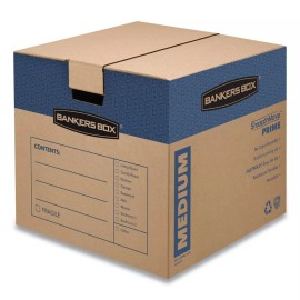 Bankers Box 62801 18" x 18" x 16" Prime Medium Moving Boxes - KRT/BLU (8/CT) New