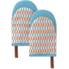 folkulture 1 Pair Short Silicone Oven Mitts, High Heat Resistant