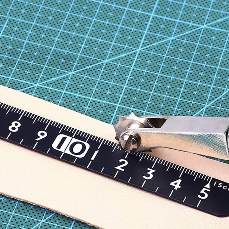 Namvo Manual Tracing Wheel And Crimping Wheel Leather Spacer Tool,