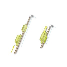 Stonfo Knicklichthalter Gr. 2 - 2,5-3,7 mm - geeignet für 3 - 4,5 mm Knicklicht
