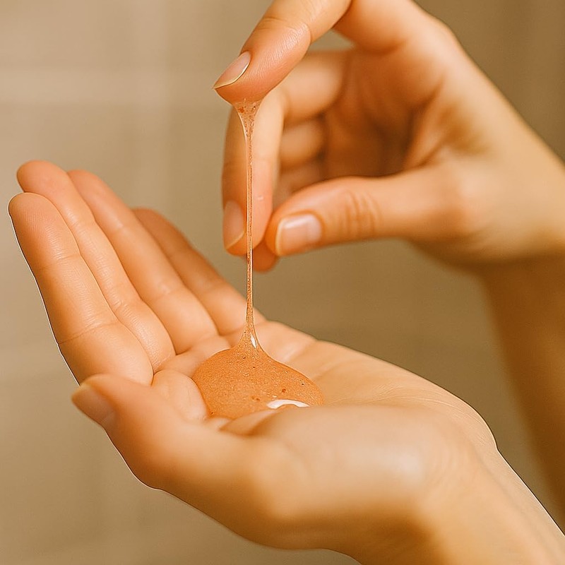 Gel De Baño Exfoliante De Flor De Cerezo Y Vainilla