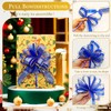 ARROMI 6 PCS Blue Bows for Gift Wrapping, Bows for