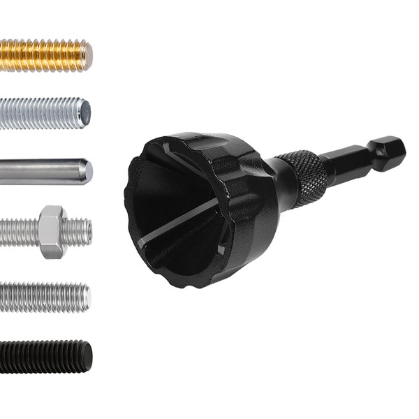Deburring External Chamfer Tool Drill Bit with Tungsten Carbide Blades