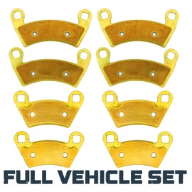 Polaris Ranger 500/570/700/XP 800/XP 900/XP 1000/Brutus/Diesel/EV 2008-2025 Brass Brake Pad Set Full Vehicle Set
