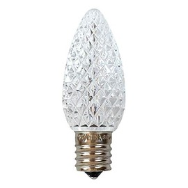 EZLS C9 Faceted Warm White LED Bulb - C9 Warm White Faceted Replacement Bulb