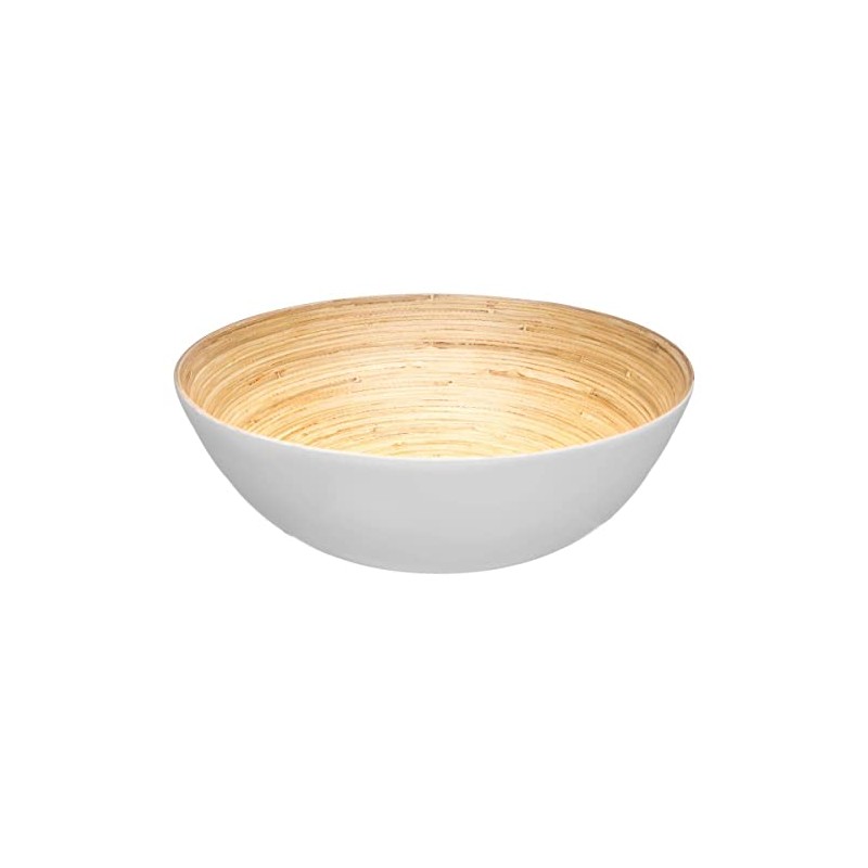 5five - Salad Bowl Diameter 30 cm Bamboo White
