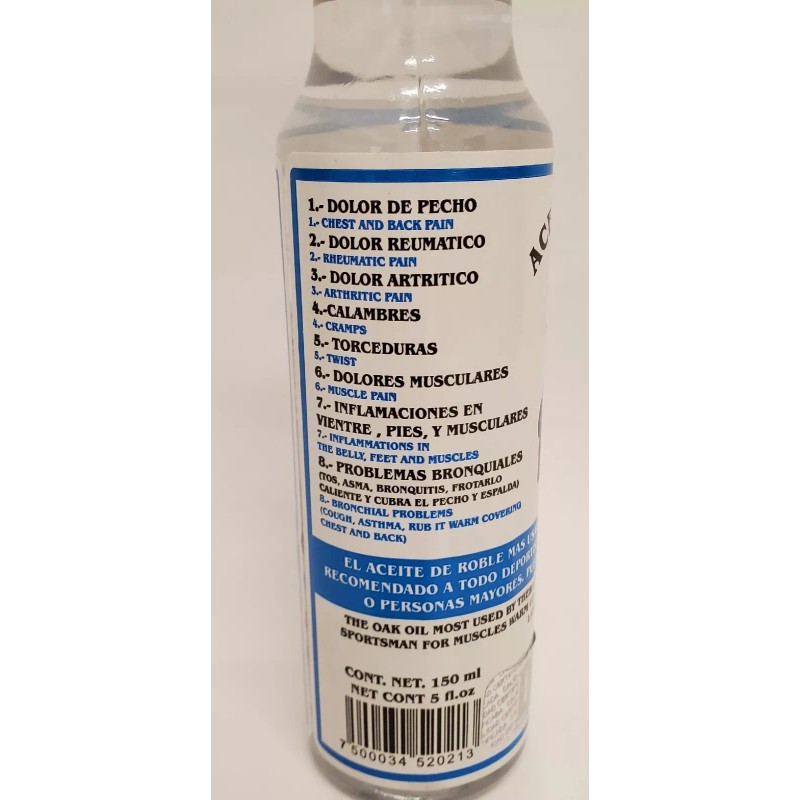 BIOFACTOR ACEITE DE ROBLE EXTRA REFORZADO, OAK OIL FOR PAIN,
