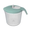 Biesse Casa Salad Spinner, Polypropylene, Aquamarine, 18 x 24.8 x