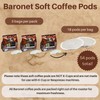 Baronet Coffee Pods [Hazelnut Flavored-54 Pods] Single Cup Use Like