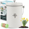 AOSION Countertop Compost Bin Kitchen,Odorless Indoor Compost Bin with Lid