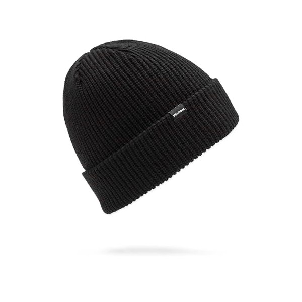 Volcom Men's Sweep Skull Fit Snow Beanie Hat, Black S5