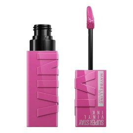 Maybelline Labial Superstay Vinyl Ink 4.2ml, dura 16H, da brillo, sin grumos, sin transferencias