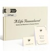 Condolence Book, Funeral Guest Book, in Loving Memory, 120 Blank