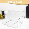 LVQVEV Paper Plate Dispenser, 7-12 Inch Disposable Plates Storage Organizer,