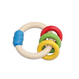 Anabac 70002 Antibacterial Baby-Rattle Diameter 80 Mm, Multi Colour