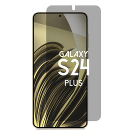 ANBAC Privacy Screen Protector for Galaxy S24 Plus - Blue Light Blocking Film 6.7" with Alignment Tool Kit [1 Pack] - Support Fingerprint Unlock/Cell Phone Private Scratch Resistant Tempered Film