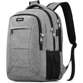 Rucksack Herren Damen, Schulrucksack Jungen Mädchen Teenager, Wasserdicht Rucksack | 17.3 Zoll Laptoptasche mit USB Ladeanschluss | Arbeit Reisen Wandern Backpack mit Anti Diebstahl Tasche, 25-35 L