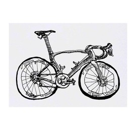 'Bicycle' Temporary Tattoo - Water Resistant, Skin-Safe, Non-Toxic Transfer (TO00030198)
