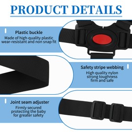leruiyezs High Chair Strap 5-Point System for Hauck High Chair Strap Stokke Tripp Trapp Roba High Chair Safety Belts Baby Safety Belt Grows with Your Child Chair High Chair Straps for Table Chair