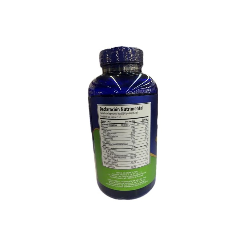 Omegas 3,6,9 Aceites Extra Virgen de Aguacate, Salmon, Linaza, y