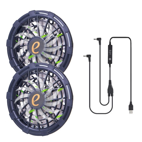 AINOUTA Work Clothes Fan Set with Fan, 3 Levels of