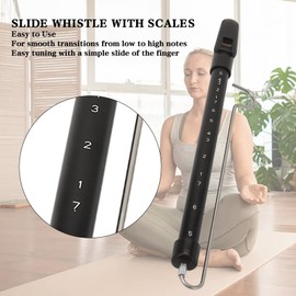 Slide Whistle Aluminum Alloy Rod Parent Tools Easy Tuning Whistle Sliding Instrument