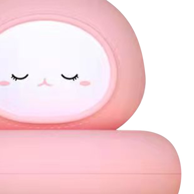 Rabbit Night Light Soft Light Rechargeable Cute Tap Control Nursery