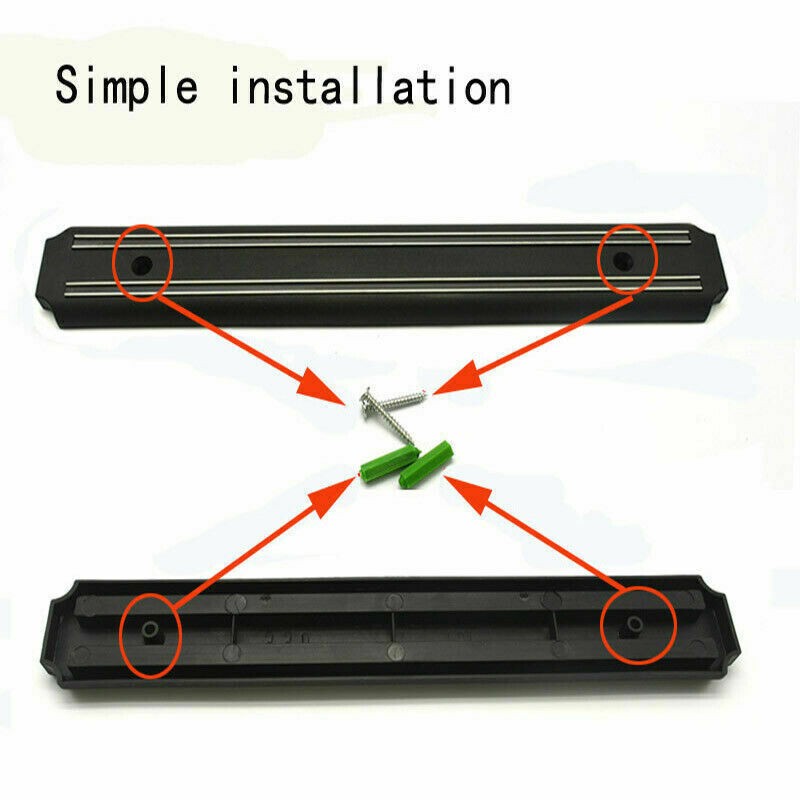 Unbranded 13in 1PC Magnetic Knife Holder Strip Wall Mount Kitchen