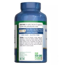 Nature's Truth Nature's Truth Magnesium Blend with Vitamin B-12 – Citrate, Glycinate & Aspartate_Supports Muscle, Nerve & Energy Health (180 Vegetarian Capsules)