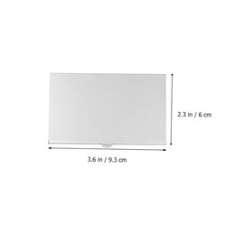 WOONEKY 2pcs Nano Sim Card Holder Case with Needle Alloy Memory Storage Box Slot Design for Travel and Dustproof Compact Silver