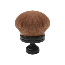 LUMOOM Kabuki Pinsel Extra Großer, Pilzförmiger Puderpinsel, Schminkpinsel, Foundation-Pinsel, Makeup Pinsel, Concealer Applikator, Kosmetikpinsel für Rouge (Schwarz)