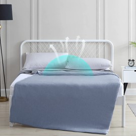 EXQ Home Cooling Weighted Blanket Cover 48x72 -Twin Size Premium Soft Duvet Cover for Weighted Blanket with Zipper,Machine Washable Duvet Cover (Dark Blue,Duvet Cover Only)