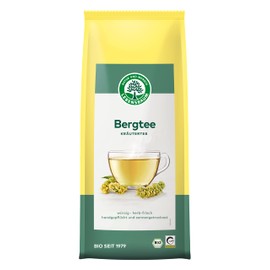 Lebensbaum Mountain tea, organic herbal tea, tea made from 100% dried flowers, pleasantly spicy and tart in taste, loose tea, 30 g