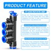 ERGAOBOY 5 pieces 10 mm pipe AD 5-way quick release