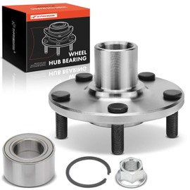 A-Premium Front Wheel Hub Assembly with 5-Lug Compatible with Nissan Altima 2002-2006, Maxima 2000-2008, Infiniti I30 2000-2001, I35 2002-2004, FWD Only