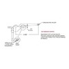 WRS Truth Left Hand Single Arm Operator 9-1/2", Rear Mount