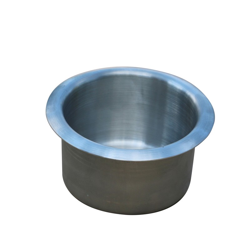 Universal Replacement Metal Cup Holder, Silver, 3 3/8" Diameter